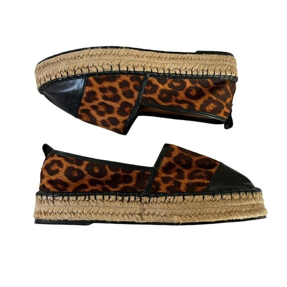 ASOS Wide Fit Julee Flatform Espadrilles in Leopard Print Women's Sz 6W NWOT - Picture 8 of 9